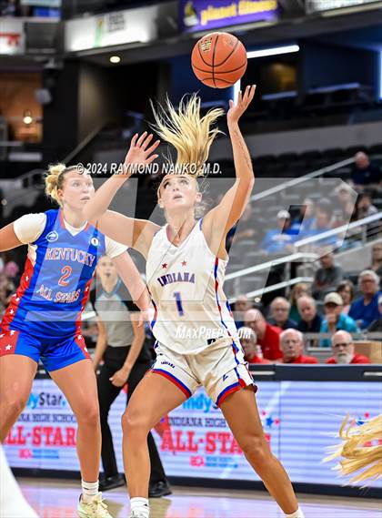 Thumbnail 1 in Indiana vs Kentucky All-Stars photogallery.