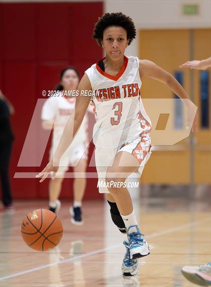 Thumbnail 2 in San Lorenzo Valley @ Design Tech (CIF CCS D4 Girls Basketball Round 1) photogallery.