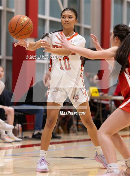 Thumbnail 2 in San Lorenzo Valley @ Design Tech (CIF CCS D4 Girls Basketball Round 1) photogallery.