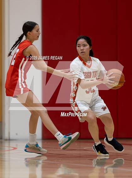 Thumbnail 1 in San Lorenzo Valley @ Design Tech (CIF CCS D4 Girls Basketball Round 1) photogallery.