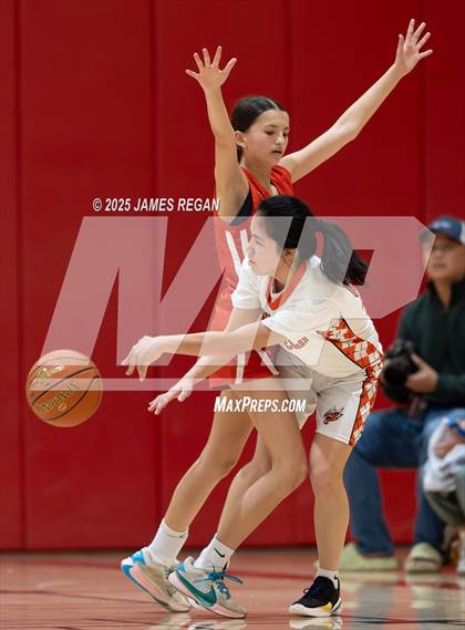Thumbnail 2 in San Lorenzo Valley @ Design Tech (CIF CCS D4 Girls Basketball Round 1) photogallery.