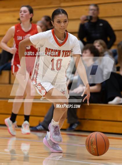 Thumbnail 2 in San Lorenzo Valley @ Design Tech (CIF CCS D4 Girls Basketball Round 1) photogallery.