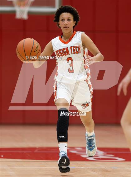 Thumbnail 1 in San Lorenzo Valley @ Design Tech (CIF CCS D4 Girls Basketball Round 1) photogallery.