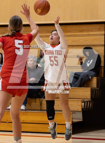 Thumbnail 1 in San Lorenzo Valley @ Design Tech (CIF CCS D4 Girls Basketball Round 1) photogallery.