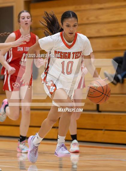 Thumbnail 1 in San Lorenzo Valley @ Design Tech (CIF CCS D4 Girls Basketball Round 1) photogallery.