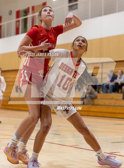 Thumbnail 2 in San Lorenzo Valley @ Design Tech (CIF CCS D4 Girls Basketball Round 1) photogallery.