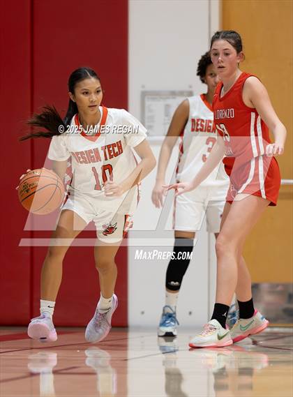 Thumbnail 2 in San Lorenzo Valley @ Design Tech (CIF CCS D4 Girls Basketball Round 1) photogallery.