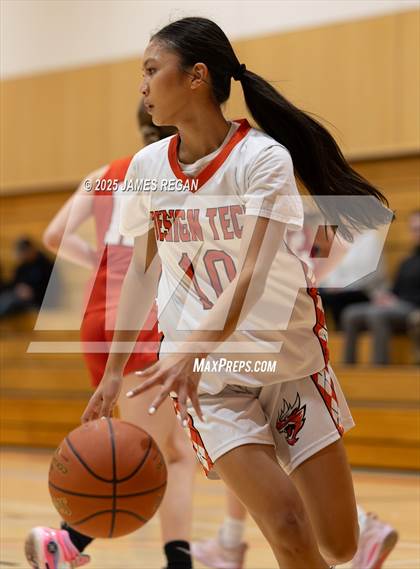 Thumbnail 1 in San Lorenzo Valley @ Design Tech (CIF CCS D4 Girls Basketball Round 1) photogallery.