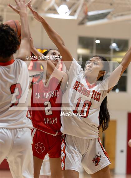 Thumbnail 1 in San Lorenzo Valley @ Design Tech (CIF CCS D4 Girls Basketball Round 1) photogallery.