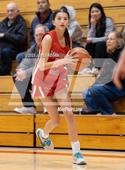 Thumbnail 1 in San Lorenzo Valley @ Design Tech (CIF CCS D4 Girls Basketball Round 1) photogallery.