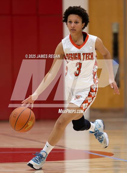 Thumbnail 1 in San Lorenzo Valley @ Design Tech (CIF CCS D4 Girls Basketball Round 1) photogallery.
