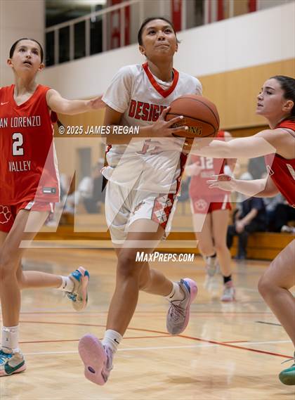 Thumbnail 1 in San Lorenzo Valley @ Design Tech (CIF CCS D4 Girls Basketball Round 1) photogallery.