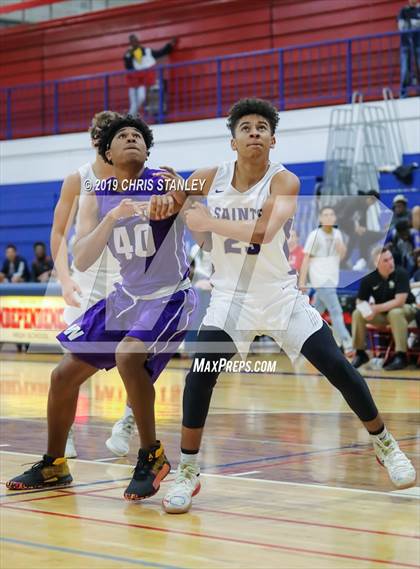 Thumbnail 3 in Notre Dame Prep vs. Washington (Independence Thanksgiving Basketball Tournament) photogallery.