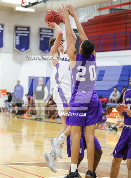 Thumbnail 1 in Notre Dame Prep vs. Washington (Independence Thanksgiving Basketball Tournament) photogallery.