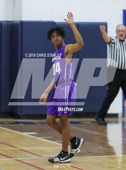 Thumbnail 2 in Notre Dame Prep vs. Washington (Independence Thanksgiving Basketball Tournament) photogallery.