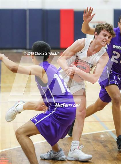 Thumbnail 2 in Notre Dame Prep vs. Washington (Independence Thanksgiving Basketball Tournament) photogallery.