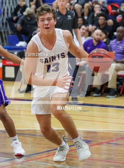 Thumbnail 1 in Notre Dame Prep vs. Washington (Independence Thanksgiving Basketball Tournament) photogallery.