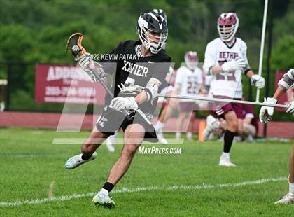 Thumbnail 3 in Xavier @ Bethel (CIAC Class M 1st Round) photogallery.