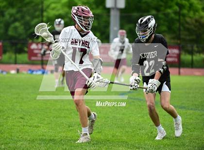 Thumbnail 3 in Xavier @ Bethel (CIAC Class M 1st Round) photogallery.