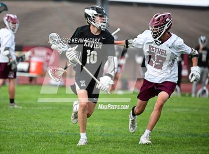 Thumbnail 3 in Xavier @ Bethel (CIAC Class M 1st Round) photogallery.