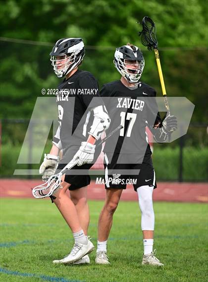 Thumbnail 2 in Xavier @ Bethel (CIAC Class M 1st Round) photogallery.