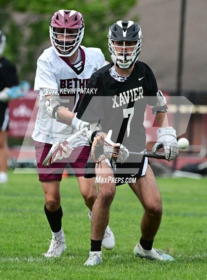 Thumbnail 1 in Xavier @ Bethel (CIAC Class M 1st Round) photogallery.