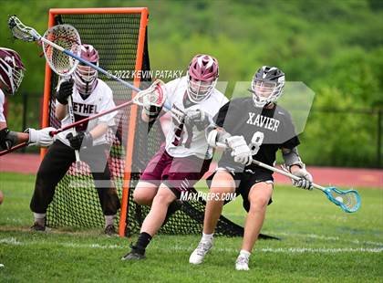 Thumbnail 3 in Xavier @ Bethel (CIAC Class M 1st Round) photogallery.