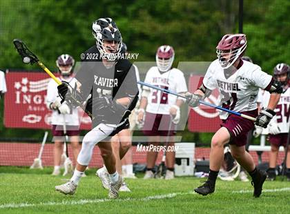 Thumbnail 2 in Xavier @ Bethel (CIAC Class M 1st Round) photogallery.