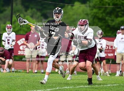 Thumbnail 1 in Xavier @ Bethel (CIAC Class M 1st Round) photogallery.
