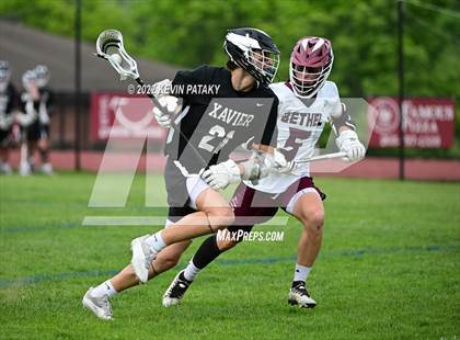 Thumbnail 3 in Xavier @ Bethel (CIAC Class M 1st Round) photogallery.