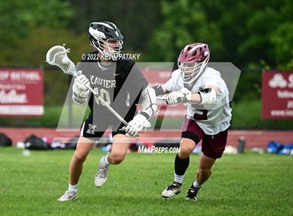 Thumbnail 3 in Xavier @ Bethel (CIAC Class M 1st Round) photogallery.