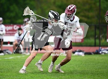 Thumbnail 3 in Xavier @ Bethel (CIAC Class M 1st Round) photogallery.