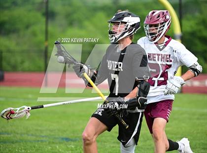Thumbnail 2 in Xavier @ Bethel (CIAC Class M 1st Round) photogallery.