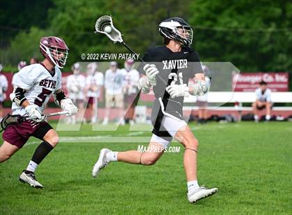Thumbnail 2 in Xavier @ Bethel (CIAC Class M 1st Round) photogallery.