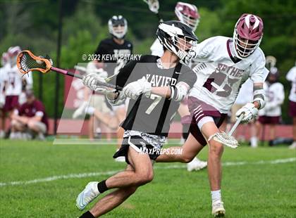 Thumbnail 3 in Xavier @ Bethel (CIAC Class M 1st Round) photogallery.