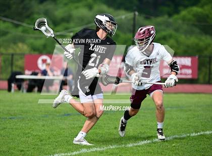 Thumbnail 2 in Xavier @ Bethel (CIAC Class M 1st Round) photogallery.