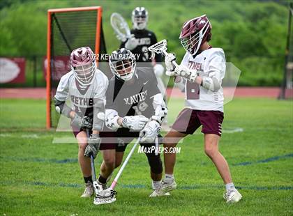 Thumbnail 3 in Xavier @ Bethel (CIAC Class M 1st Round) photogallery.