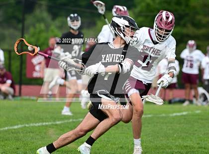 Thumbnail 1 in Xavier @ Bethel (CIAC Class M 1st Round) photogallery.