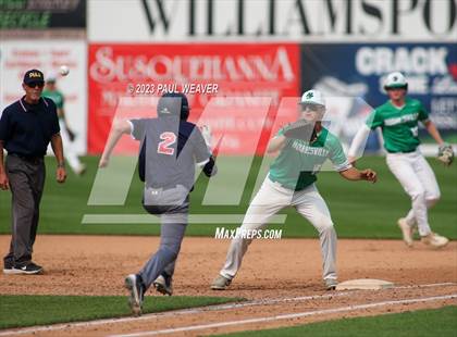 Thumbnail 3 in Riverside vs Hughesville (PIAA Class AAA First Round) photogallery.