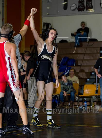 Thumbnail 3 in Newark Valley vs Corning (Corning Duals) photogallery.