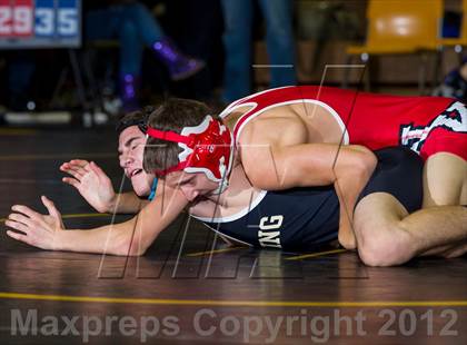 Thumbnail 2 in Newark Valley vs Corning (Corning Duals) photogallery.