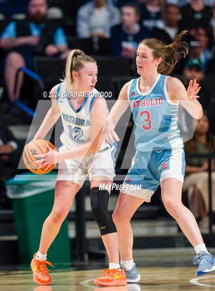 Thumbnail 2 in Charlotte Catholic vs Watauga (NCHSAA 4A Regional Final) photogallery.