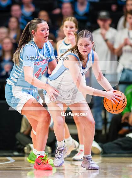 Thumbnail 2 in Charlotte Catholic vs Watauga (NCHSAA 4A Regional Final) photogallery.
