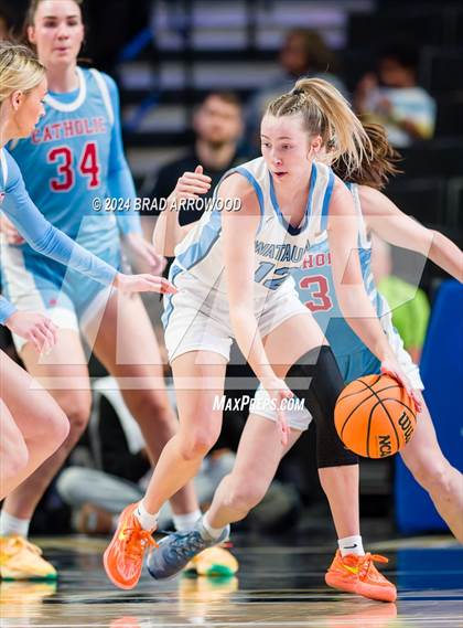 Thumbnail 2 in Charlotte Catholic vs Watauga (NCHSAA 4A Regional Final) photogallery.