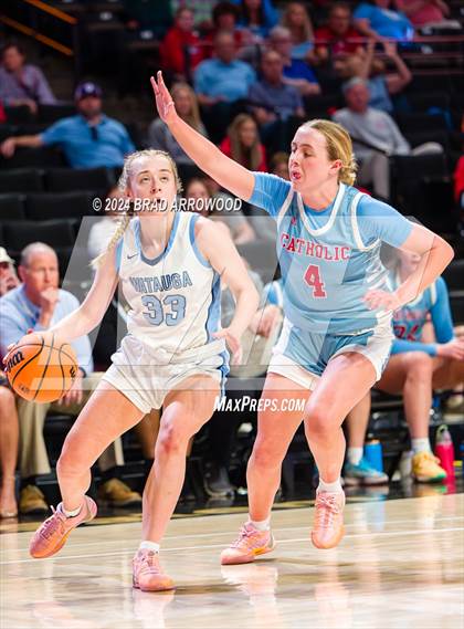 Thumbnail 1 in Charlotte Catholic vs Watauga (NCHSAA 4A Regional Final) photogallery.