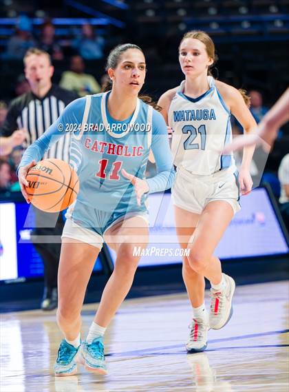 Thumbnail 2 in Charlotte Catholic vs Watauga (NCHSAA 4A Regional Final) photogallery.