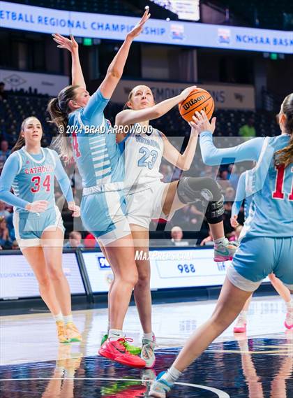 Thumbnail 1 in Charlotte Catholic vs Watauga (NCHSAA 4A Regional Final) photogallery.