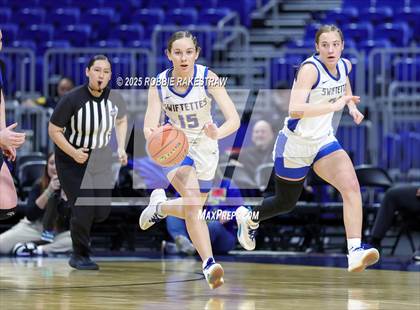 Thumbnail 2 in Nazareth vs. Saltillo (UIL 1A Basketball Division II Final) photogallery.