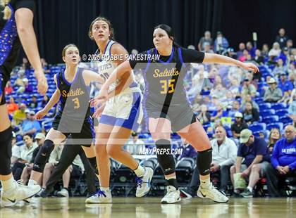 Thumbnail 2 in Nazareth vs. Saltillo (UIL 1A Basketball Division II Final) photogallery.