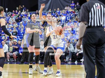 Thumbnail 3 in Nazareth vs. Saltillo (UIL 1A Basketball Division II Final) photogallery.